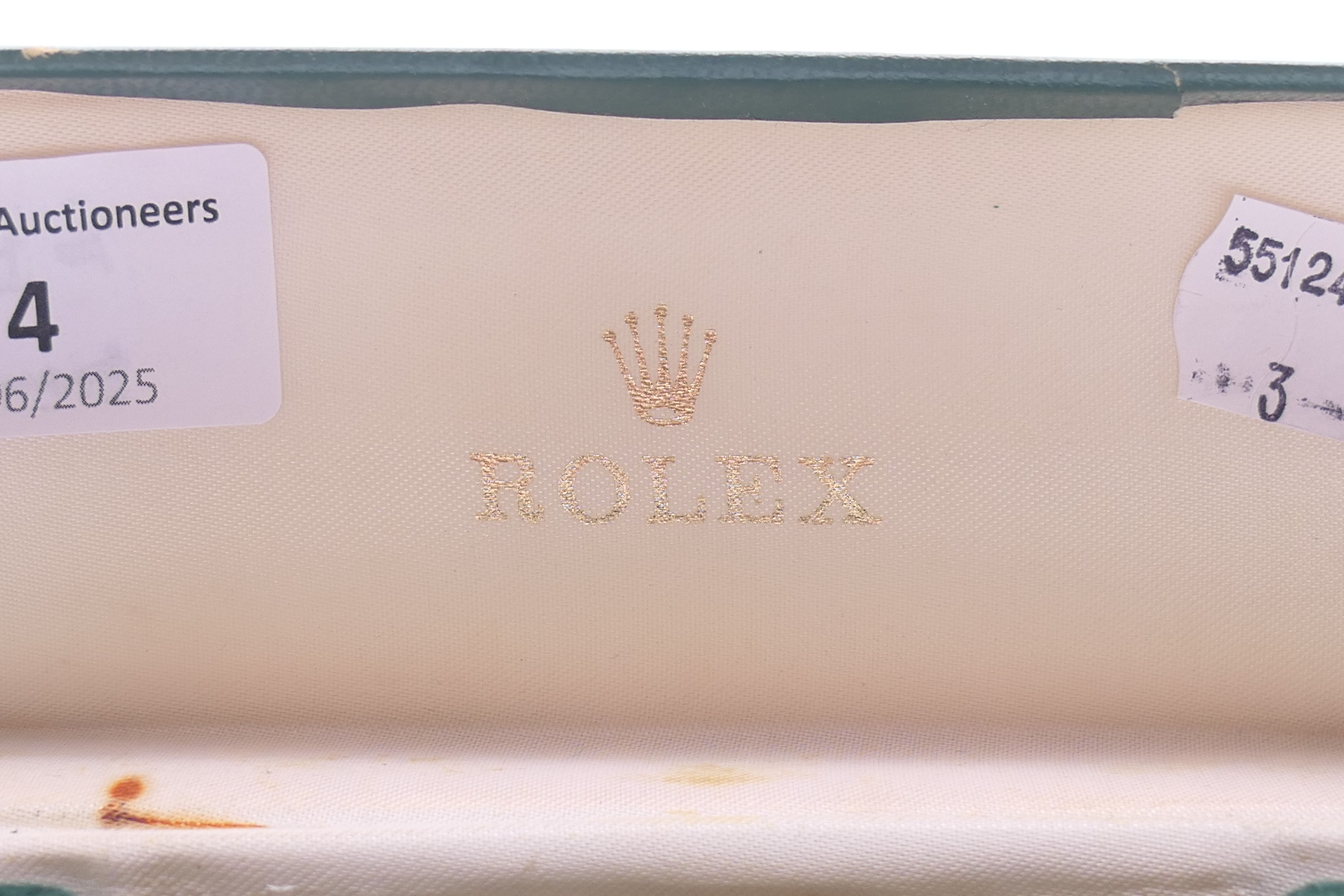A vacant 1970's Rolex watch box. 15 cm long. - Image 5 of 5