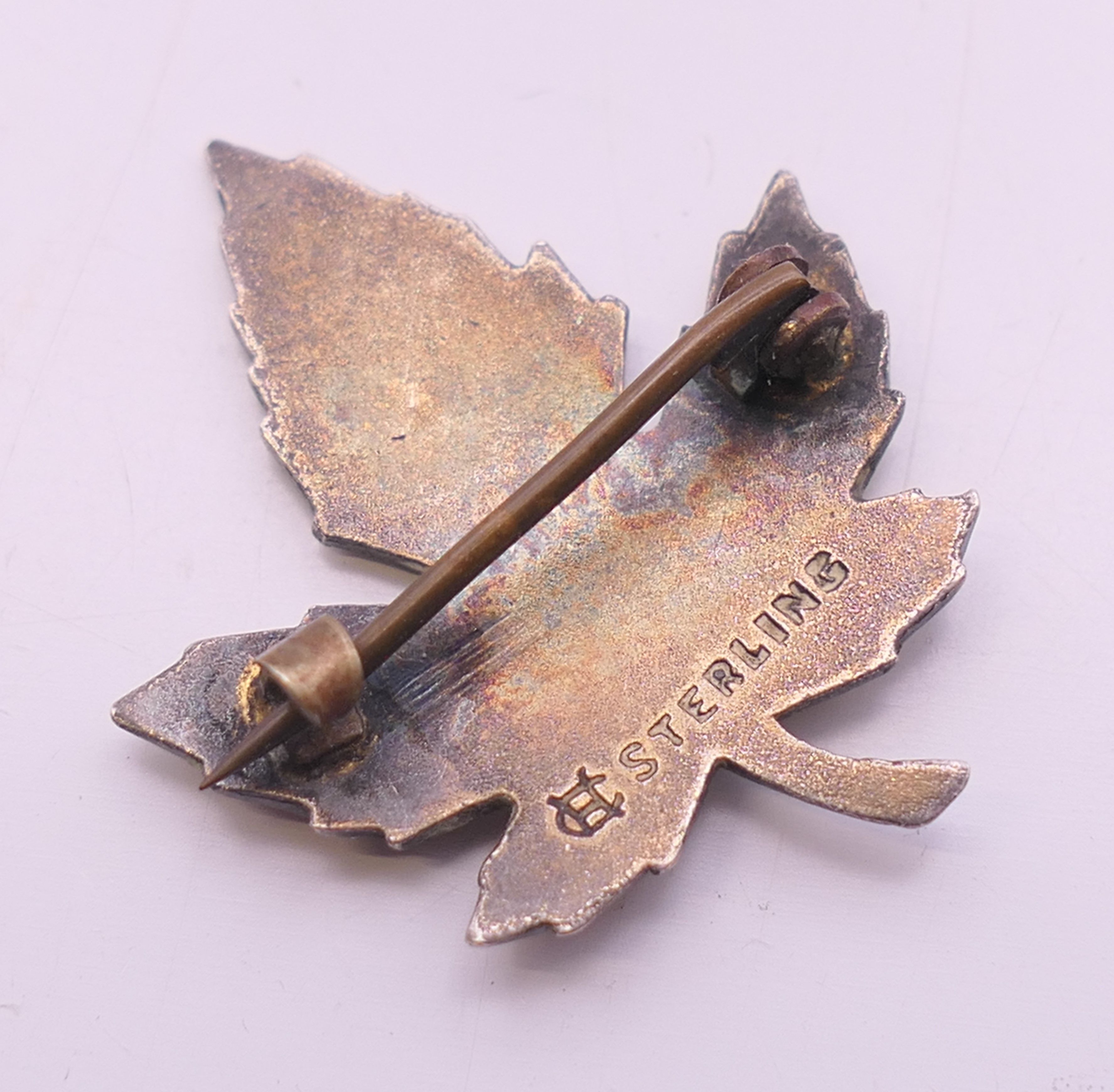 A Charles Horner thistle brooch set with amethysts hallmarked for Chester 1907, - Image 8 of 10
