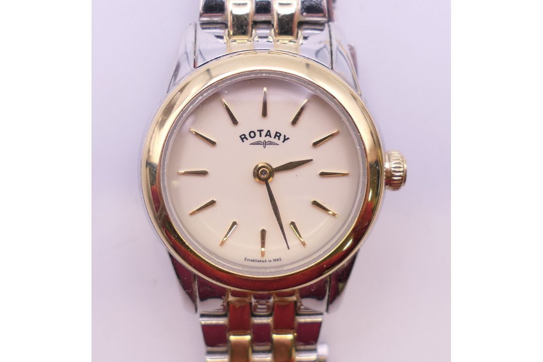 Five various ladies' wristwatches including three Rotary, a Rado and a Seiko. The later 2 cm wide. - Image 5 of 17