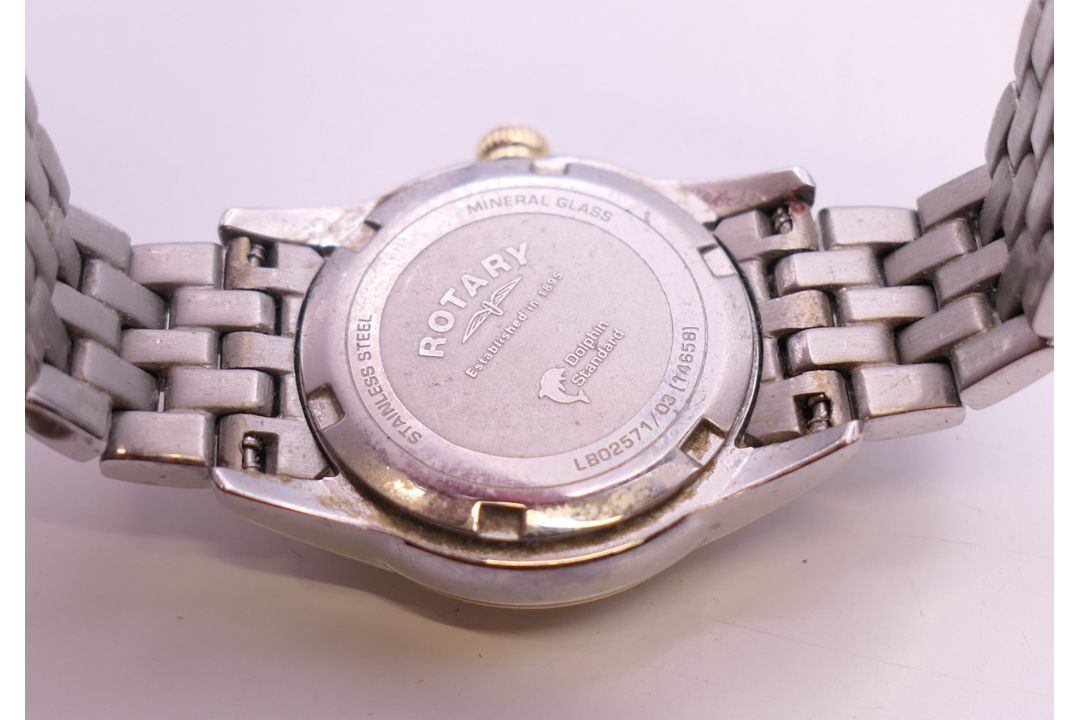 Five various ladies' wristwatches including three Rotary, a Rado and a Seiko. The later 2 cm wide. - Image 7 of 17