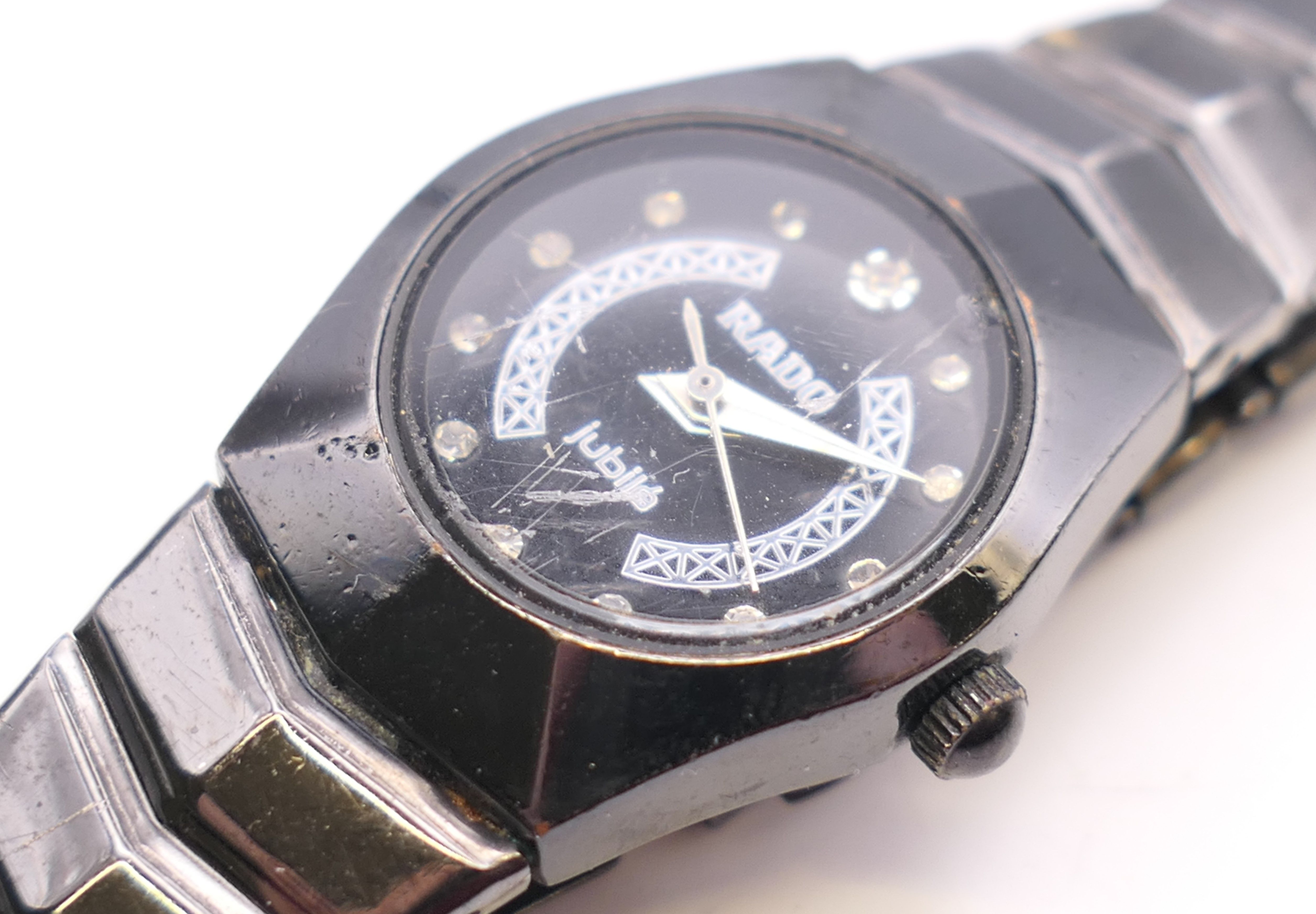 A Rado diamond-set Jubile ladies' wristwatch. 2.25 cm diameter. - Image 2 of 5