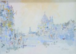 CONTEMPORARY, 'Venice', oil on board, in
