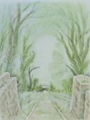 GENTLEMAN, DAVID (born 1930) British (AR), 'The Railway Line',