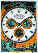 DEATH NYC, 'Orange & Green Rolex', a sig