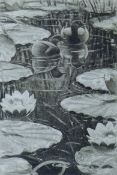 PARTINGTON SWLA, PETER (born 1941) British (AR), Dab Chicks, etching, signed and numbered 14/200,