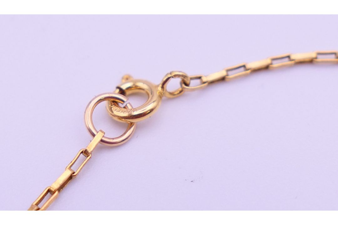 Two 1/20th 14 K gold-filled bracelets. 20 and 23 cm long. 2. - Image 6 of 8