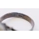 A silver and opal ring. The opal 1.8 cm x 1.2 cm. Ring size S. - Image 4 of 5