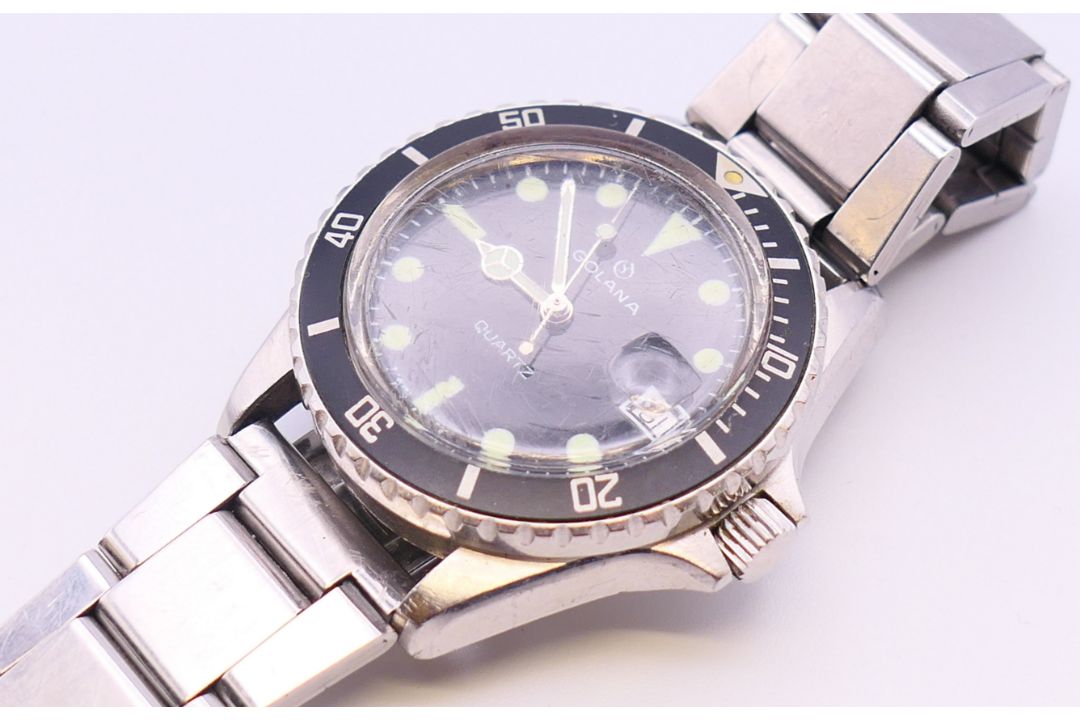 A Golana gentlemen's wristwatch. 4 cm wide. - Image 3 of 7