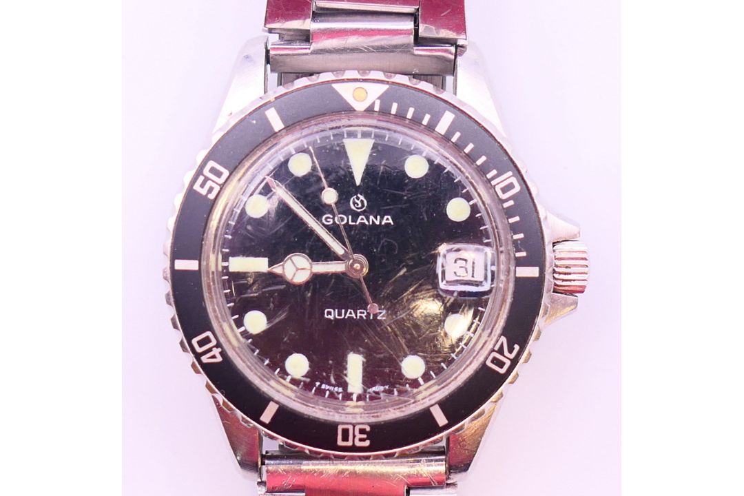 A Golana gentlemen's wristwatch. 4 cm wide. - Image 1 of 7