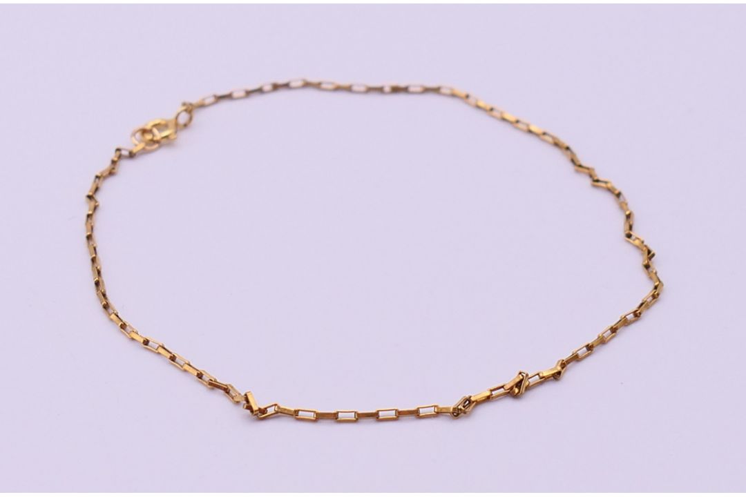 Two 1/20th 14 K gold-filled bracelets. 20 and 23 cm long. 2. - Image 2 of 8