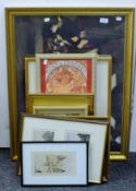 A quantity of various pictures and prints, each framed and glazed. The largest 61.5 x 80 cm.