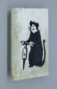 Attributed to BANKSY (contemporary) British (AR), 'Banksy Drill Rat',