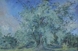 DAVID ROLT, 'The Great Tree', oil on canvas laid down,