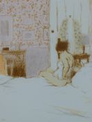 DUNSTAN RA, BERNARD (1920-2017) British (AR), 'Dressing', a signed limited edition print on card,