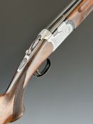 Beretta S686 Special 20 bore over and under ejector shotgun with engraved locks, underside,