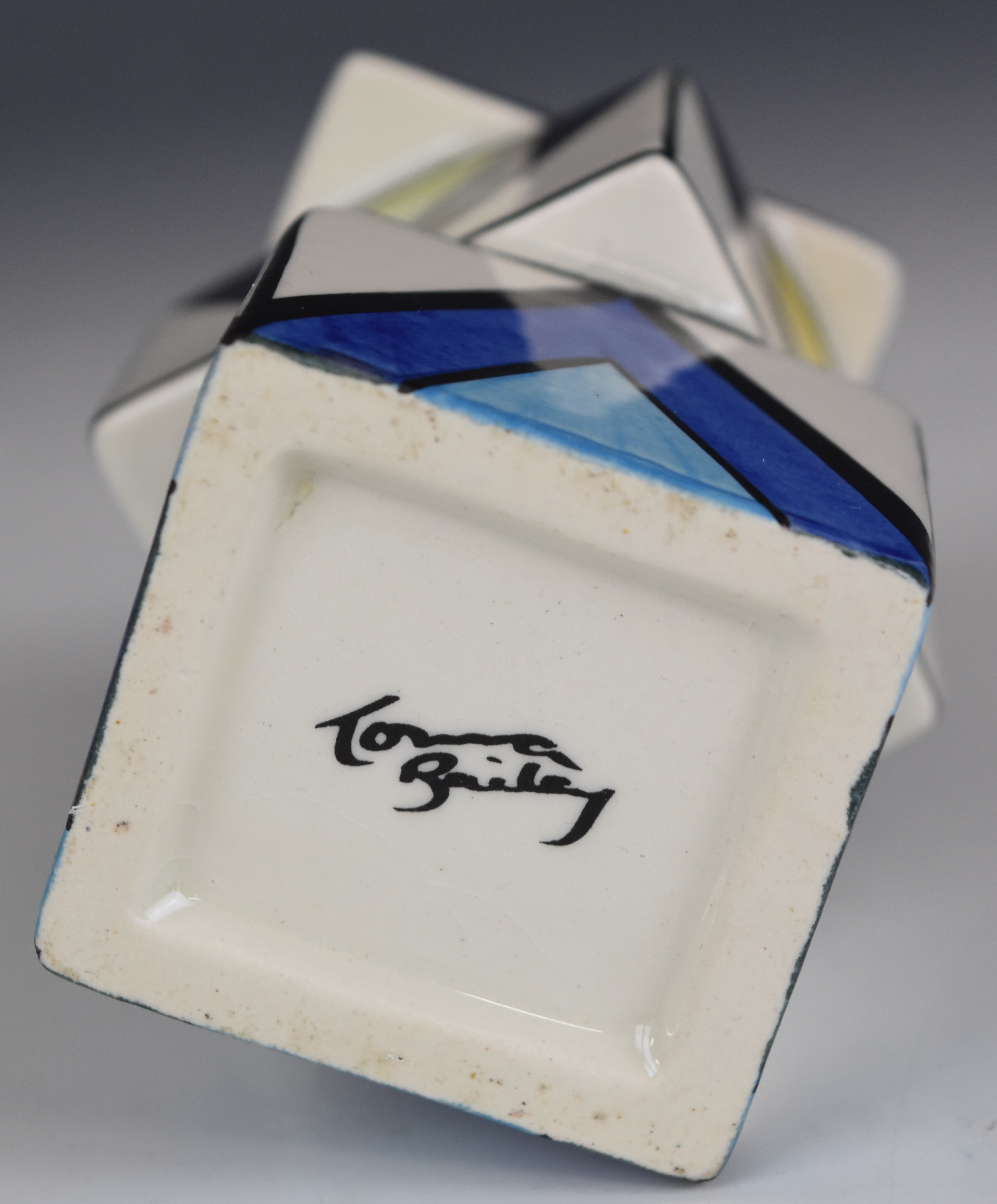 Poole Pottery mid century modern charger, Anita Harris sifter and a Lorna Bailey cache pot, - Image 11 of 11