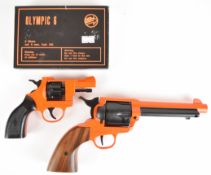 Two BBM blank firing or starting pistols, Olympic 6 6mm 8-shot in original box and Knale 9mm 6-shot.