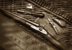 Guns, weapons, medals, militaria, scientific instruments, ceramics and glass