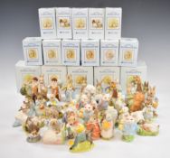 Thirty nine Royal Albert Beatrix Potter figures, in boxes