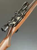 Ruger Model 10/22 .22 semi-automatic rifle with chequered semi-pistol grip and forend, multi-shot