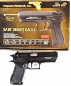 Magnum Research Baby Desert Eagle 6mm CO2 airsoft pistol with monogrammed and textured grips,