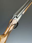 Baikal NK-43M 12 bore side by side shotgun with chequered grip and forend, double trigger and 27.5