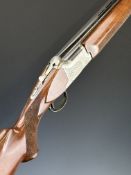 Winchester Super Grade XTR 12 bore over and under ejector shotgun with engraved locks, underside,