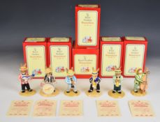 Royal Doulton Bunnykins limited edition Jazz Band set, all boxed, five with certificates