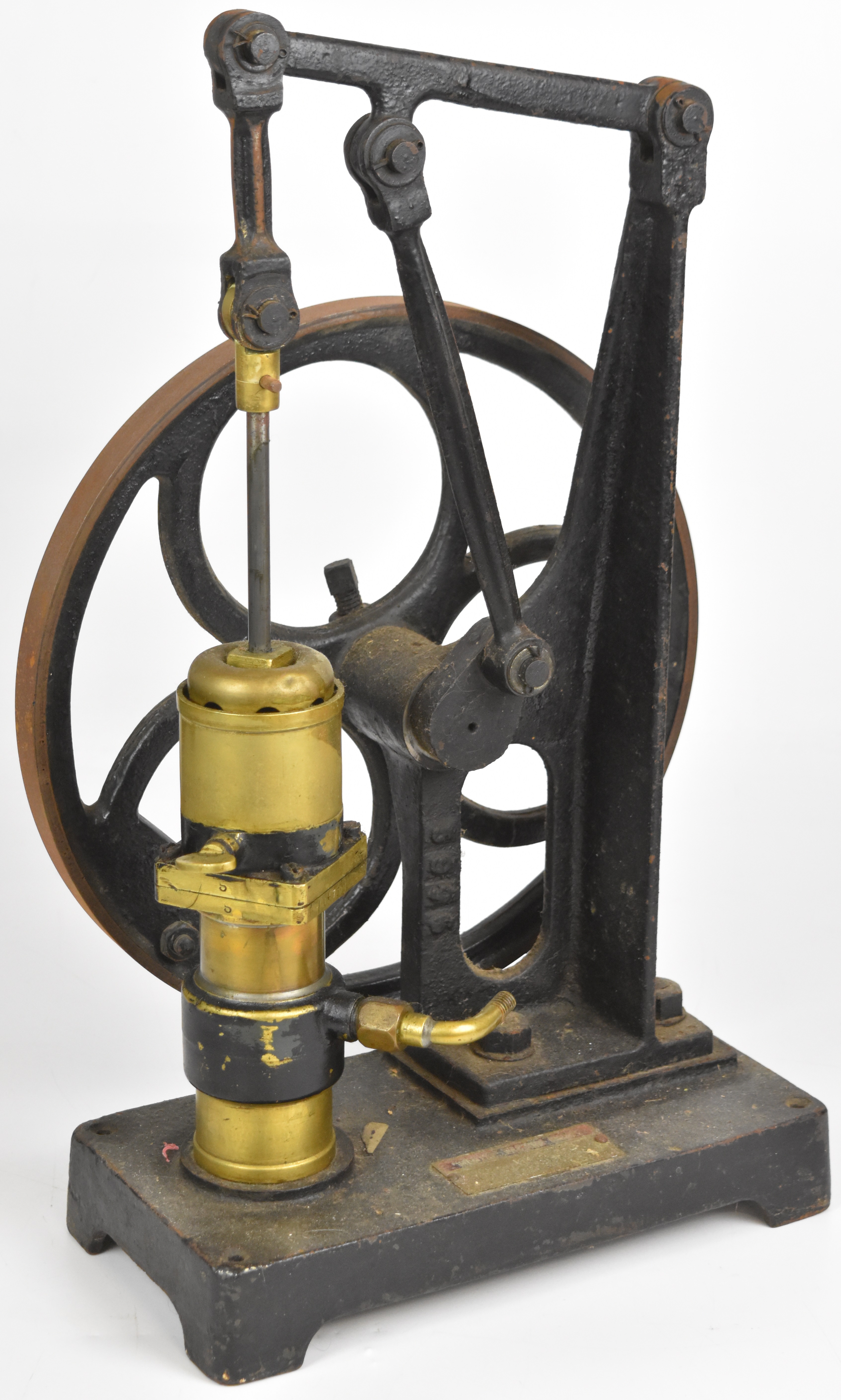 Pulsometer Engineering Co. hand cranked 'Geryk' vacuum pump, height 57cm - Image 4 of 6