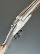 Charles Lancaster 'Wrist Breaker' assisted-opening back-action 12 bore side by side ejector