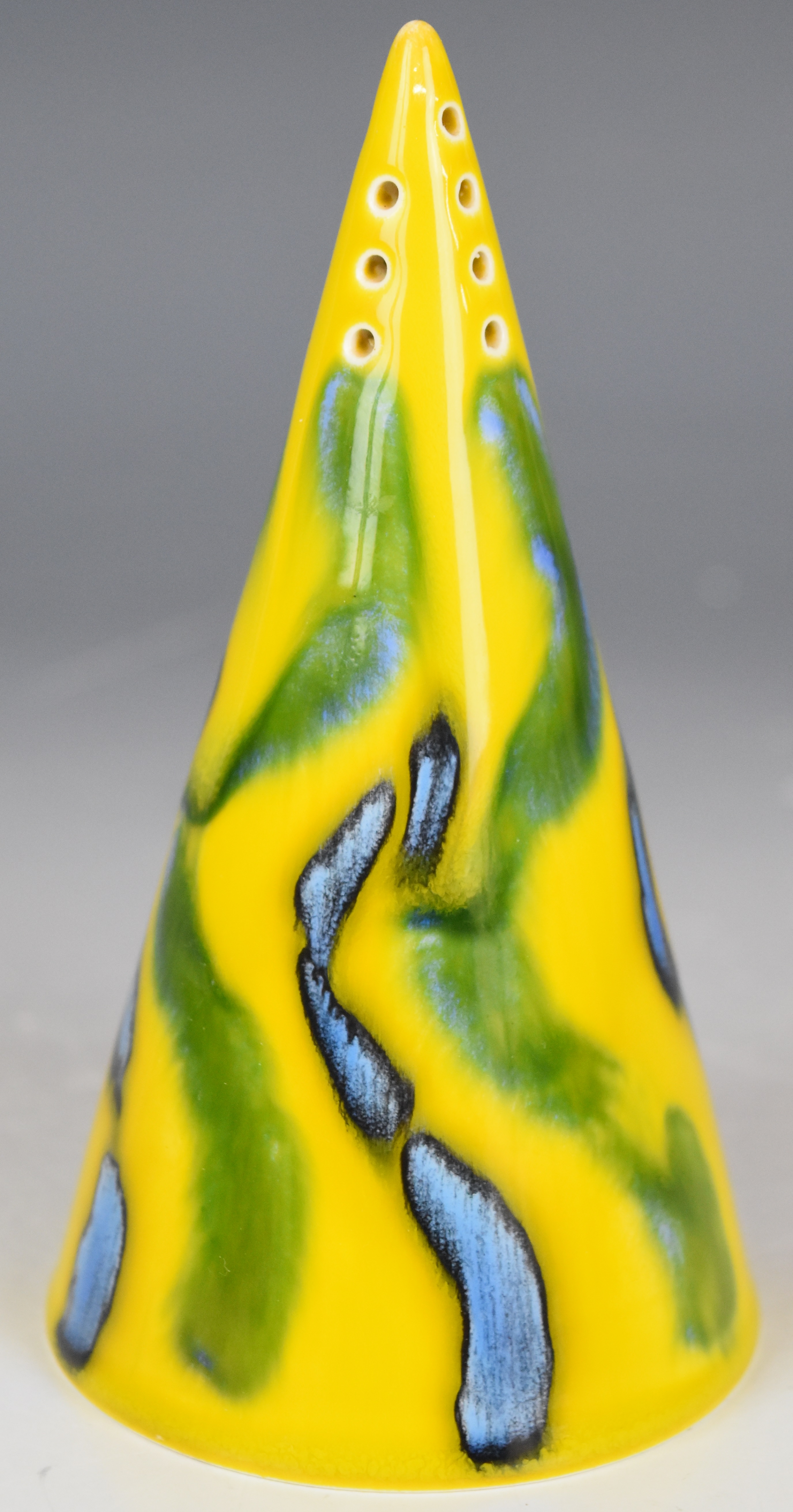 Poole Pottery mid century modern charger, Anita Harris sifter and a Lorna Bailey cache pot, - Image 3 of 11