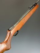 Remington Express GR Tactical .22 air rifle with chequered semi-pistol grip and forend and