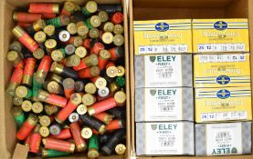 Over four hundred 12 bore shotgun cartridges including Gamebore White gold and Eley First, some in