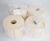 Four rolls of Guguluza military gun cleaning patch roll, all unused in original packaging.