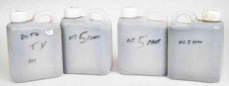 Over 28kg of no. 5 lead shot.