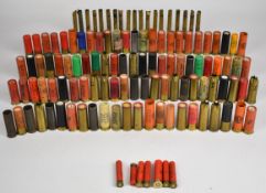 Approximately one hundred various collector's shotgun cartridges including Burrow Preston &