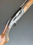 Beretta A303 12 bore 3-shot semi-automatic shotgun with named lock, chequered semi-pistol grip and