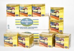 Seven hundred and fifty 20 bore Gamebore Pure Gold 28g 4 shot shotgun cartridges, all in original