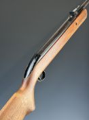 BSA Airsporter .22 under-lever air rifle with semi-pistol grip, raised cheek-piece and adjustable