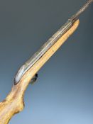 BSA Cadet .177 air rifle with semi-pistol grip and fixed sights, serial number BC8121. PLEASE