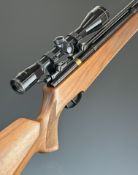 Falcon .177 bolt-action PCP air rifle with adjustable trigger, raised cheek piece, chequered semi-