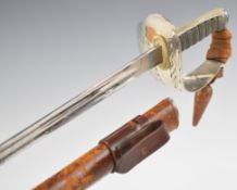 British 1897 pattern Infantry officer's sword with VR cypher, Robert Mole & Son's makers to ricasso,