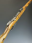 Deactivated Russian Mosin Nagant 7.62 bolt-action rifle with adjustable sights, sling mounts, top