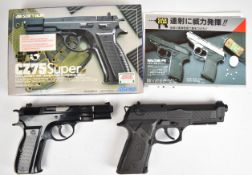 Two air pistols comprising Beretta Elite II .177 serial number 08E03862 and Marukoshi CX75 Super 6mm