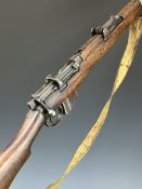 Deactivated BSA Short Magazine Lee Enfield (SMLE) Mk III .303 bolt-action rifle with adjustable