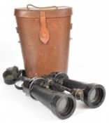 Cased pair of Barr & Stroud 7X CF41 military binoculars with broad arrow mark, serial number 58074