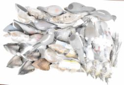 Thirty nine Sport-Plast and similar decoys including flapper pigeons, magpies, owls and ducks,