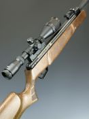 Crosman Multi-Shot TrailHawk Model 6-CMT2SXW .22 air rifle with textured semi-pistol grip and