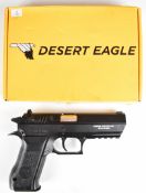 Magnum Research Baby Desert Eagle Black .177 CO2 air pistol with monogrammed and textured grips,
