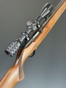 Ruger Model 10/22 .22 semi-automatic rifle with chequered semi-pistol grip and forend, multi-shot